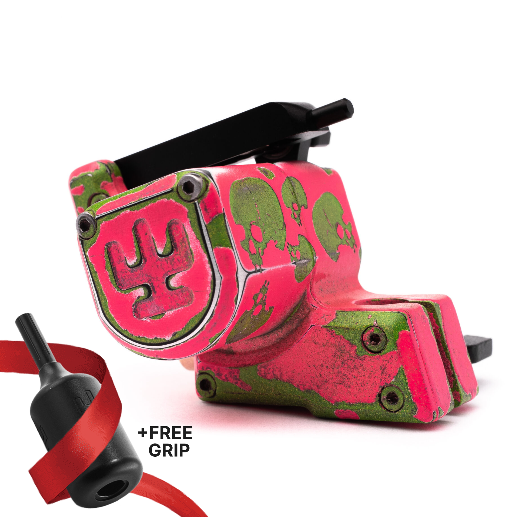 Avenger 2 Pro Neon Pink Green By Shpigel - Vlad Blad Tattoo Machines